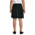 School Uniform Girls Plaid A Line Tab Skort Top of Knee, Back