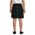 School Uniform Girls Plaid A Line Tab Skort Top of Knee, Back