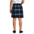 School Uniform Girls Plaid A Line Tab Skort Top of Knee, Back