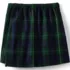 School Uniform Girls Plaid A Line Tab Skort Top of Knee, Back