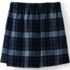 School Uniform Girls Plaid A Line Tab Skort Top of Knee, Back