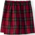 Girls Plaid A Line Tab Skort Top of Knee, Back