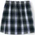 Girls Plaid A Line Tab Skort Top of Knee, Back