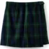 School Uniform Girls Plaid A Line Tab Skort Top of Knee, Front