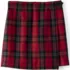 Girls Plaid A Line Tab Skort Top of Knee, Front
