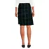 Women's Plaid  A Line Tab Skort Top of Knee , Back