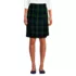Women's Plaid  A Line Tab Skort Top of Knee , Front