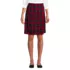 Women's Plaid  A Line Tab Skort Top of Knee , Front