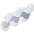 Men's No Show Socks 3 Pack, Front