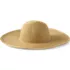 Facesaver Wide Brim Straw Hat, Front
