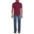 Men's Short Sleeve Tipped Welt Pocket Supima Polo, Back