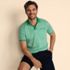 Men's Short Sleeve Tipped Welt Pocket Supima Polo, alternative image