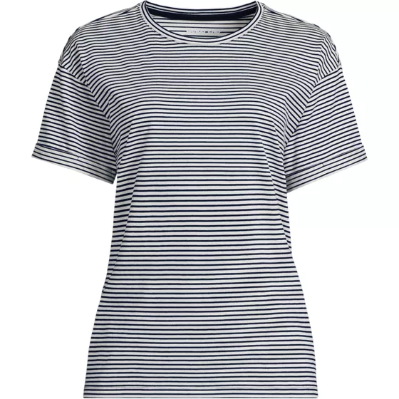 Women's Oversized Supima Short Sleeve Crew Neck T-Shirt - primary