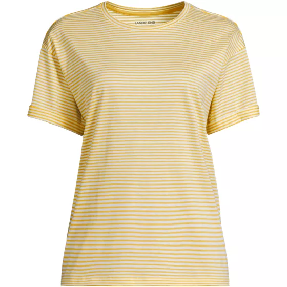 Women's Oversized Supima Short Sleeve Crew Neck T-Shirt - primary