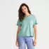 Women's Oversized Supima Short Sleeve Crew Neck T-Shirt, Front