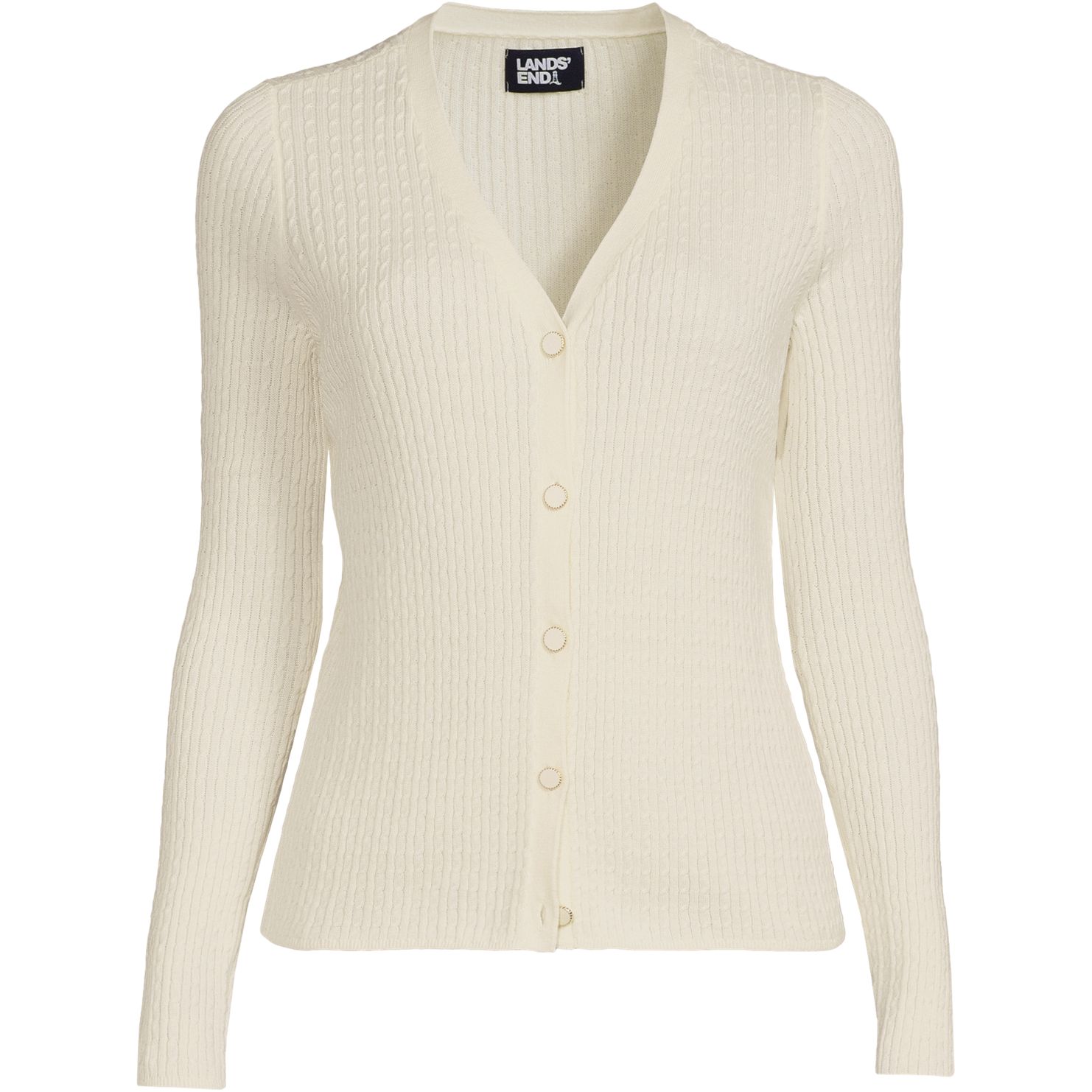 Women's Drifter Baby Cable VNeck Cardigan Sweater - Set Top