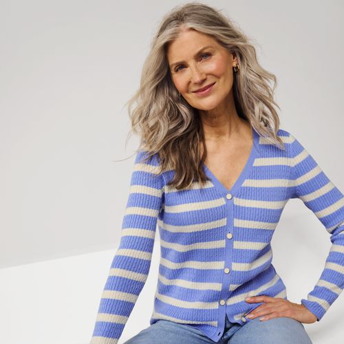 Women's Long Sleeve Lattice Pintuck Tunic | Lands' End