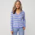 Women's Drifter Baby Cable VNeck Cardigan Sweater - Set Top, Front