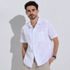 Men's Textured Camp Collar Shirt, alternative image
