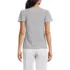 Women's Slub Flutter Sleeve V-Neck T-Shirt, Back