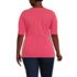 Women's Plus Size Elbow Sleeve Lightweight Jersey Side Tie Blouse, Back
