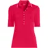 Women's Elbow Sleeve Lightweight Jersey Embellished Polo, Front