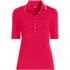 Women's Elbow Sleeve Lightweight Jersey Embellished Polo, Front