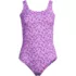 Women's Tugless Scallop One Piece Swimsuit, Front