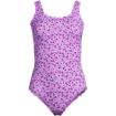Women's Tugless Scallop One Piece Swimsuit