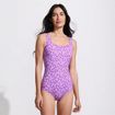 Women's Tugless Scallop One Piece Swimsuit