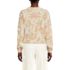 Women's Fine Gauge Eyelash Cardigan Printed Sweater - Set Top, Back