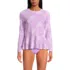 Women's SunShade UPF 50 Long Sleeve Pique Peplum Rash Guard, Front