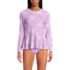Women's Long Sleeve Pique Peplum UPF 50 Rash Guard, Front