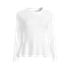 Women's Long Sleeve Pique Peplum UPF 50 Rash Guard, Front