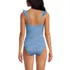 Women's Balconette Ruffle High Leg One Piece Swimsuit, Back