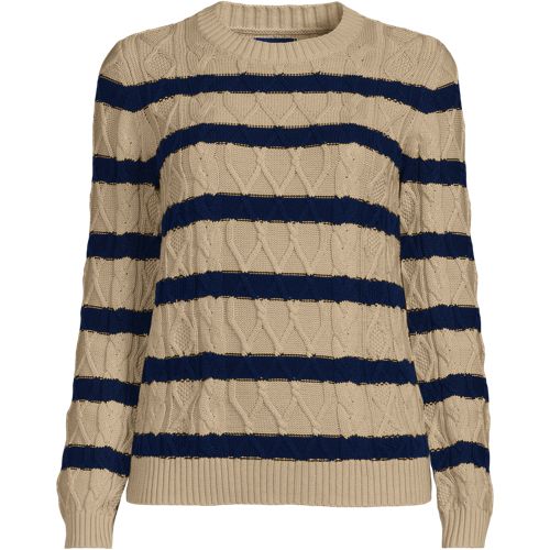 売れ筋商品|||ランズエンド ニット&セーター アウター レディース Women's Drifter Cotton Quarter Zip Pullover Sweater Vicuna heather Women's Drifter Cotton Quarter Zip Pullover Sweater | Lands' End