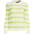 Women's Aran Cable Crew Neck Sweater, Front