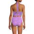 Women's Tugless Scallop Halter Midkini Top, Back
