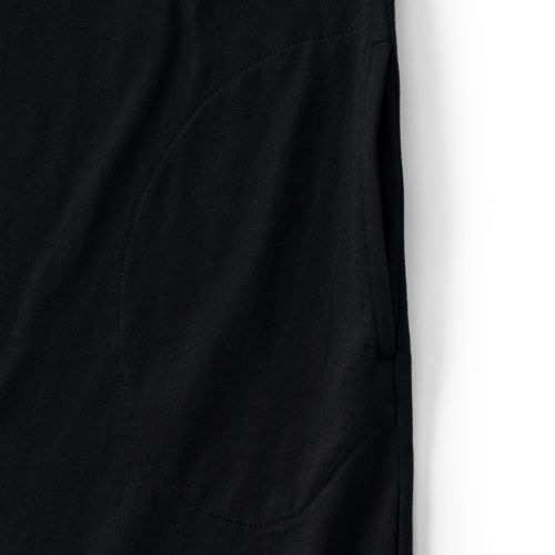Women's Cotton Jersey Notch Neck Dress, alternative image