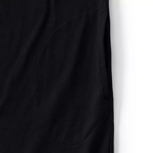 Women's Cotton Jersey Notch Neck Dress, alternative image