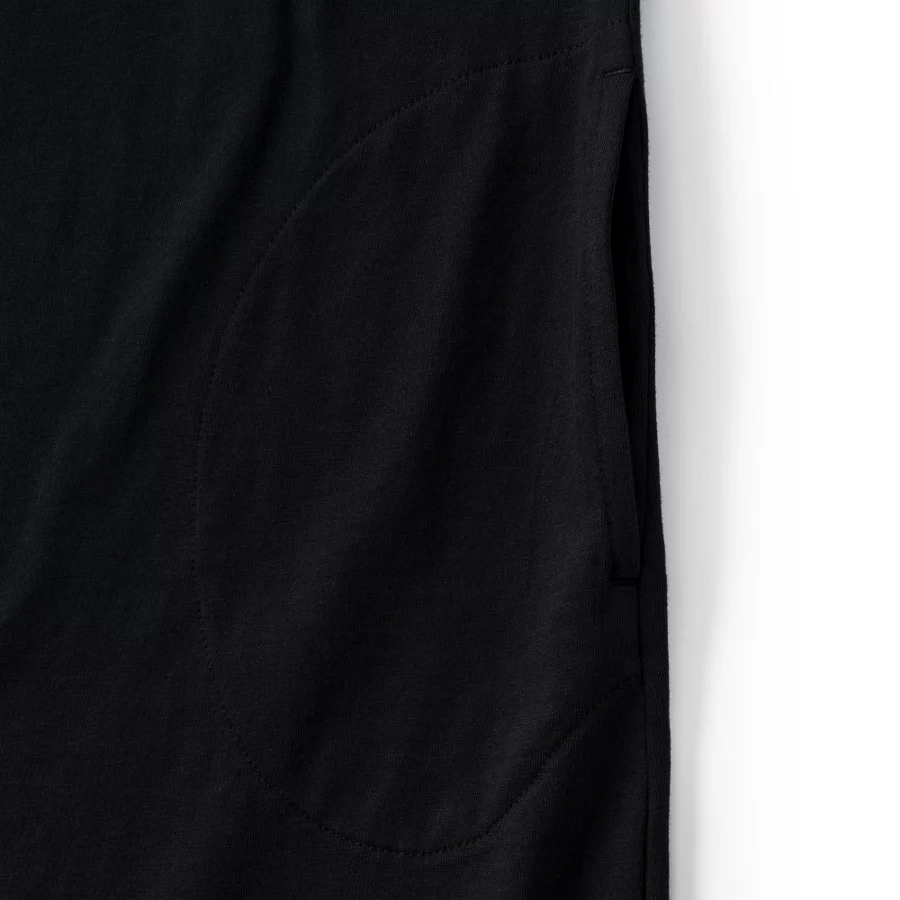 Women's Cotton Jersey Notch Neck Dress view 6