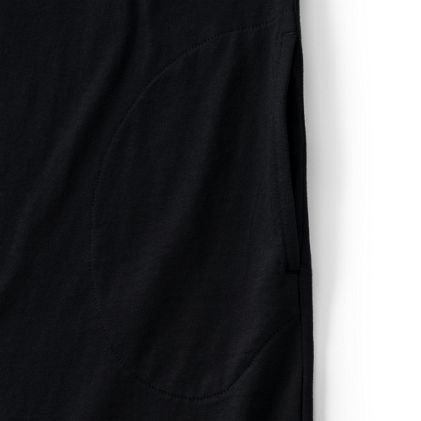 Women's Cotton Jersey Notch Neck Dress - image 3