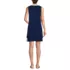 Women's Cotton Jersey Notch Neck Dress, Back