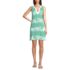 Women's Cotton Jersey Notch Neck Dress, Front