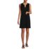 Women's Petite Cotton Jersey Notch Neck Dress, Front