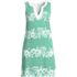 Women's Cotton Jersey Notch Neck Dress, Front