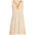 Women's Cotton Jersey Notch Neck Dress, Front