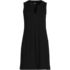 Women's Petite Cotton Jersey Notch Neck Dress, Front