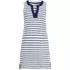 Women's Cotton Jersey Notch Neck Dress, Front