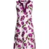 Women's Cotton Jersey Notch Neck Dress, Front